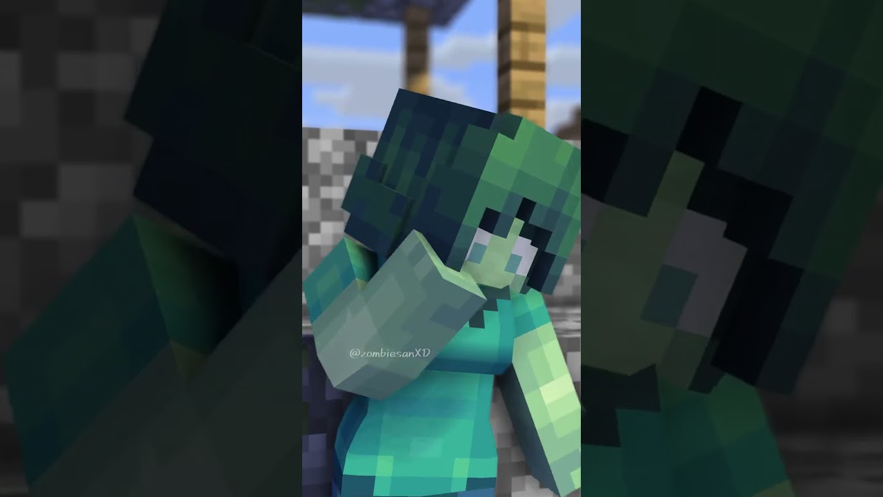 Zombie Girls Kindness Minecraft Animation Shorts Minecraft Videos 2505