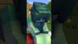 Zombie girl in the short – minecraft animation #shorts