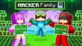 Adopted By A HACKER FAMILY In Minecraft!