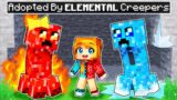 Adopted by ELEMENTAL CREEPERS in Minecraft!