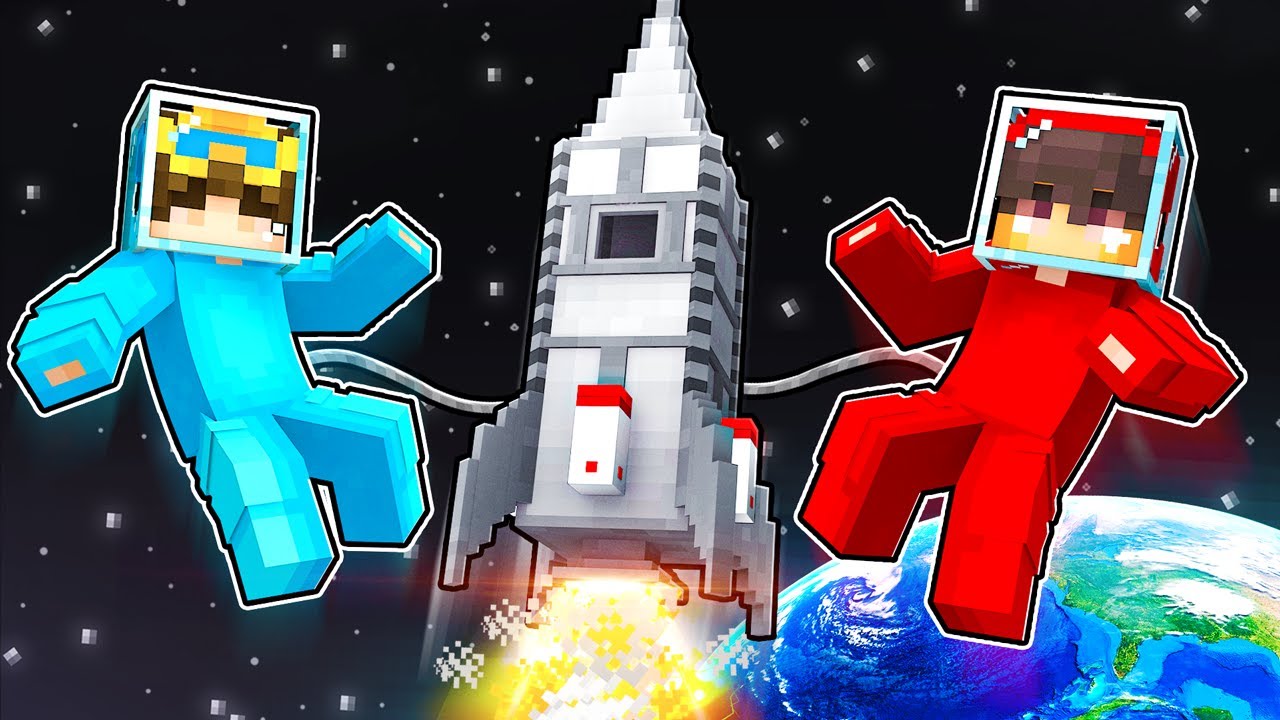 Becoming An ASTRONAUT In Minecraft! - Minecraft videos