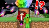 EPIC RAINBOW DIAMOND VOLCANO vs. Doomsday Bunker In Minecraft JJ and Mikey challenge (Maizen)