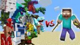 HEROBRINE vs Mowzie's Mobs and Twilight Forest Mobs / Minecraft Mob Battle 1.19.2