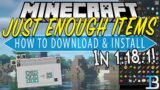How To Download & Install Just Enough Items in Minecraft 1.18.1 (JEI 1.18.1)