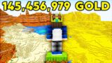 I BUILD THE GOLD BIOME in Minecraft Hardcore (Hindi)