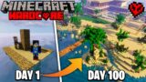 I Survived On a RAFT in Minecraft Hardcore #episode1