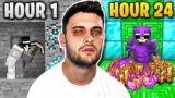 I played Minecraft for 24 Hours STRAIGHT…