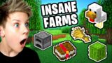INSANE MICRO FARMS THAT GET YOU FREE ITEMS in MineCraft! Episode 4. Prezley