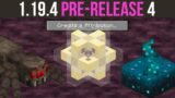 Minecraft 1.19.4 Pre-Release 4 Credits & Attribution Added!