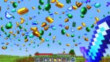 Minecraft, But 1,000,000,000 Items Fall From The Sky..