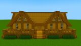 Minecraft – How to build a Classic Spruce House