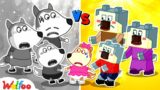 Minecraft vs Wolfoo Family, Who Will Lucy Choose? Kids Stories About Family @WolfooCanadaKidsCartoon