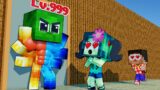 Monster School : Baby Zombie Fire & Ice lv.0 – lv.999 – Funny Story (Minecraft Animation)