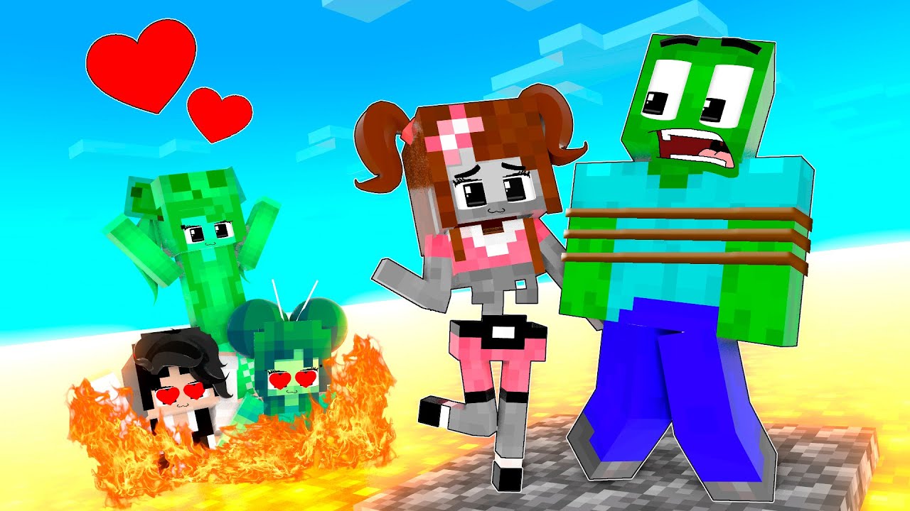 Monster School Love Curse Floor Is Lava Werewolf Girls Vs Vampire Boys Minecraft Animation 5184