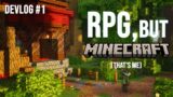 So I'm making an RPG in Minecraft… | Minecraft RPG Devlog Ep.1