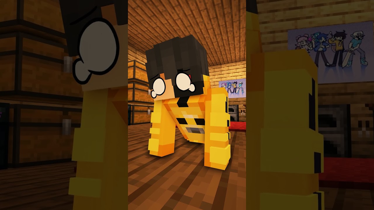 Teaching Grandpa how to Play Minecraft #shorts - Minecraft videos