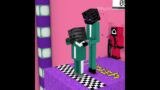 When HACKER v.s ENDERMAN Plays Squid Game Glass Bridge | Monster School Minecraft Animations