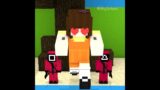 When Squid Game Doll is Enchanted by Herobrine | Monster School Minecraft Animations #shorts