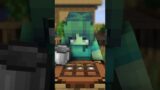 Zombie Girl Cake – minecraft animation #shorts