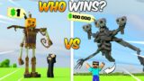 $1 vs $100,000 MOB BATTLE in Minecraft