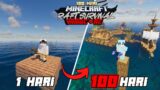 100 Hari di Minecraft Raft Survival Hardcore!