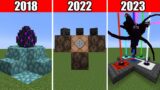 Evolution of Spawn Wither Storm 2018 – 2023 in Minecraft