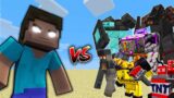 HEROBRINE VS ALL GOLEM MODS  / Mob Battle In Minecraft 1.20