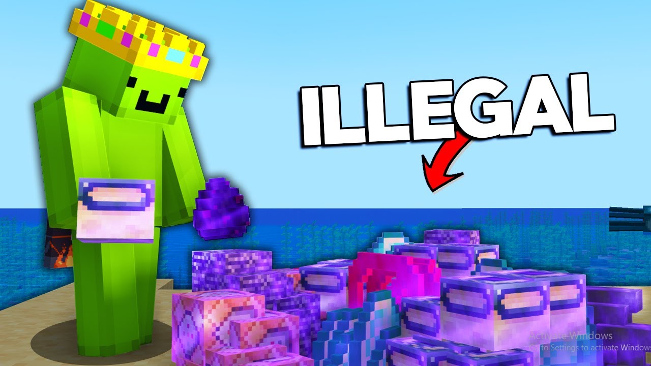 I Destroyed Illegal Items On The Deadliest Minecraft Server