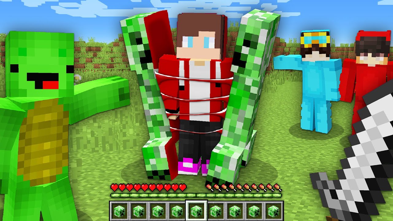 I Survived 100 Days INSIDE CREEPER Minecraft Challenge Cash Nico Morph ...