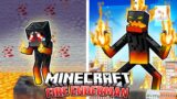 I Survived 100 Days as a FIRE ENDERMAN in HARDCORE Minecraft!