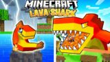 I Survived 100 Days as a LAVA SHARK in HARDCORE Minecraft!