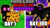 I Survived 100 Days as an FIRE ENDERMAN in Minecraft Hardcore… (Hindi) || Fu3rey