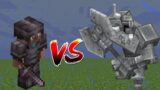 I made a Fight with  Ferrous Wroughtnaut / Minecraft Battle