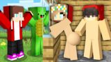 JJ and Mikey Found SECRET about CASH and ZOEY GIRL in Minecraft Challenge Pranks Maizen