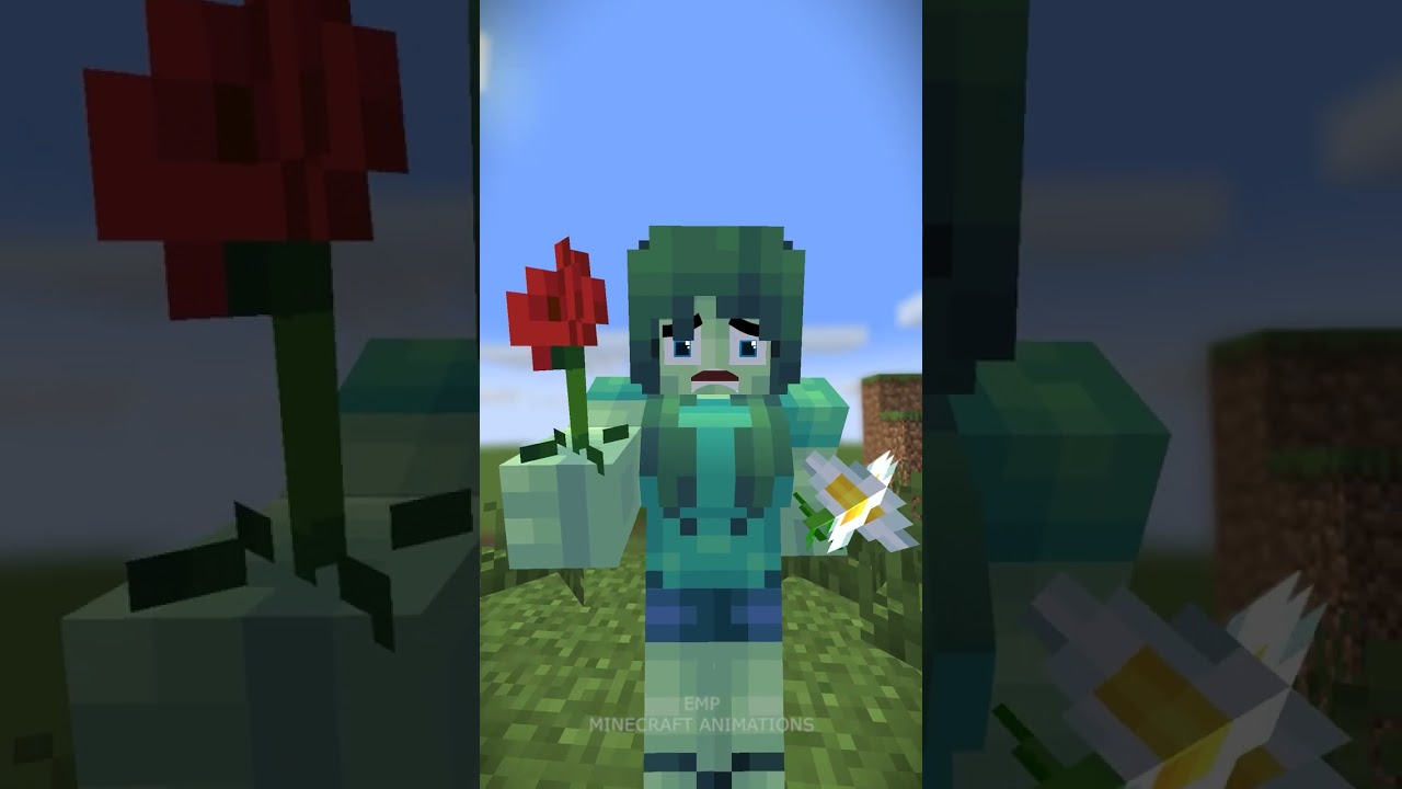 Minecraft Zombie Girl Falling Minecraft Animation Shorts Minecraft Videos 2586
