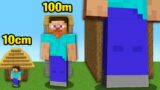 Minecraft but Your Size Increases!
