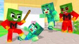 Monster School :  Bad Baby Zombie Steal Money x Squid Game Doll  – Minecraft Animation