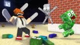 Monster School : CHAINSAW MAN HORROR CHALLENGE – Minecraft Animation