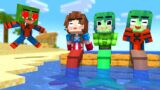 Monster School : Spider Man x Hulk Save Mermaid – Minecraft Animation