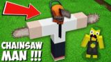 Never SPAWN A SCARY CHAINSAW MAN in Minecraft ! NEW SECRET SPAWN !
