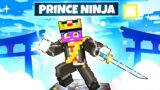 Playing as a PRINCE NINJA in Minecraft! (Hindi)