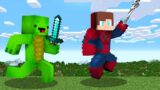 SPIDERMAN Speedrunner VS Hunter in Minecraft