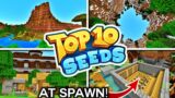 TOP 10 BEST NEW SEEDS For Minecraft Bedrock Edition 1.17.30!