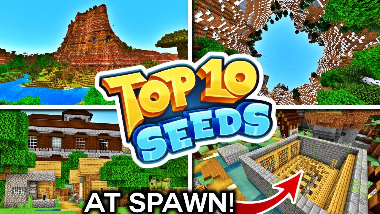 TOP 10 BEST NEW SEEDS For Minecraft Bedrock Edition 1.17.30 ...