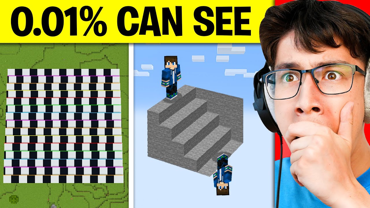 Minecraft Perplexity Effect These Minecraft Illusions will Satisfy You - Minecraft videos