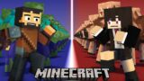 We fought using MUTANT MONSTERS in Minecraft
