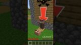 I created MONSTER Villager ! #shorts #minecraft