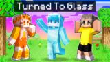 Cash Was TURNED TO GLASS in Minecraft!