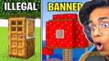 Illegal Houses In Minecraft! (MUST TRY)