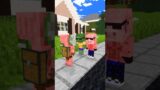 Intelligence of Baby zombie-  'Why Not ' – minecraft animation -monster school #minecraft  #shorts
